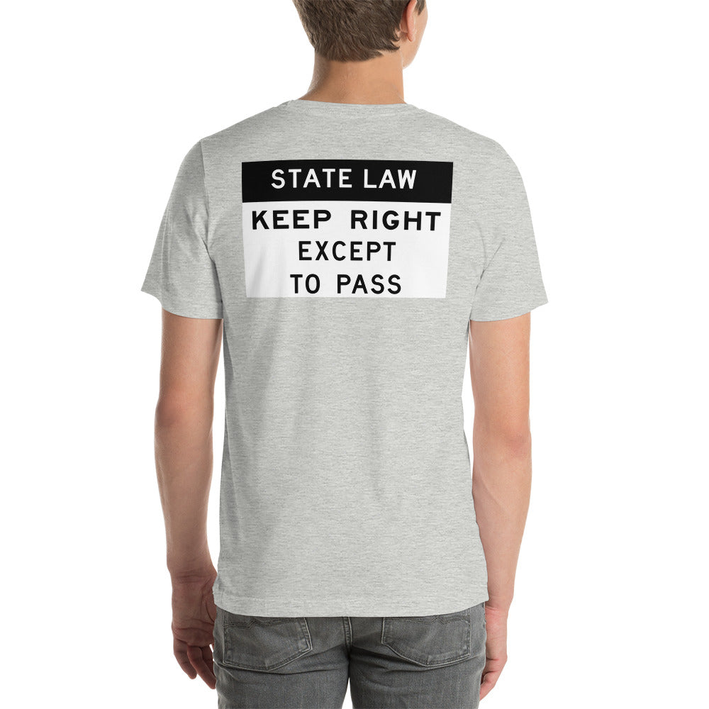 STATE LAW KEEP RIGHT EXCEPT TO PASS