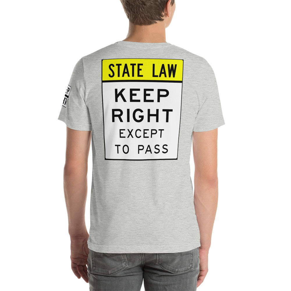 STATE LAW KEEP RIGHT EXCEPT TO PASS