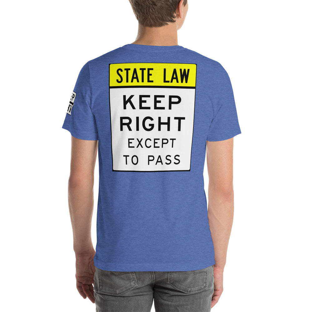 STATE LAW KEEP RIGHT EXCEPT TO PASS