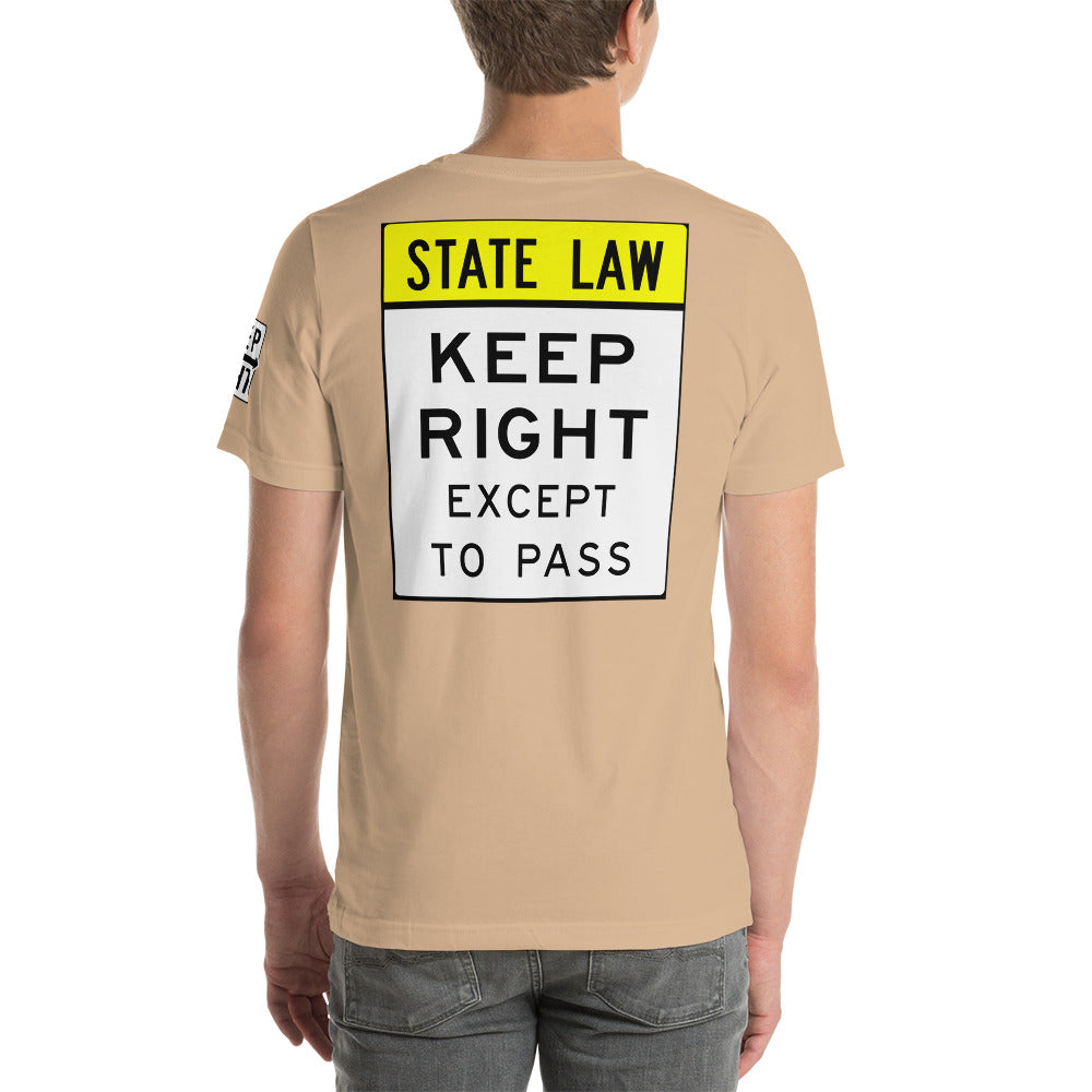 STATE LAW KEEP RIGHT EXCEPT TO PASS