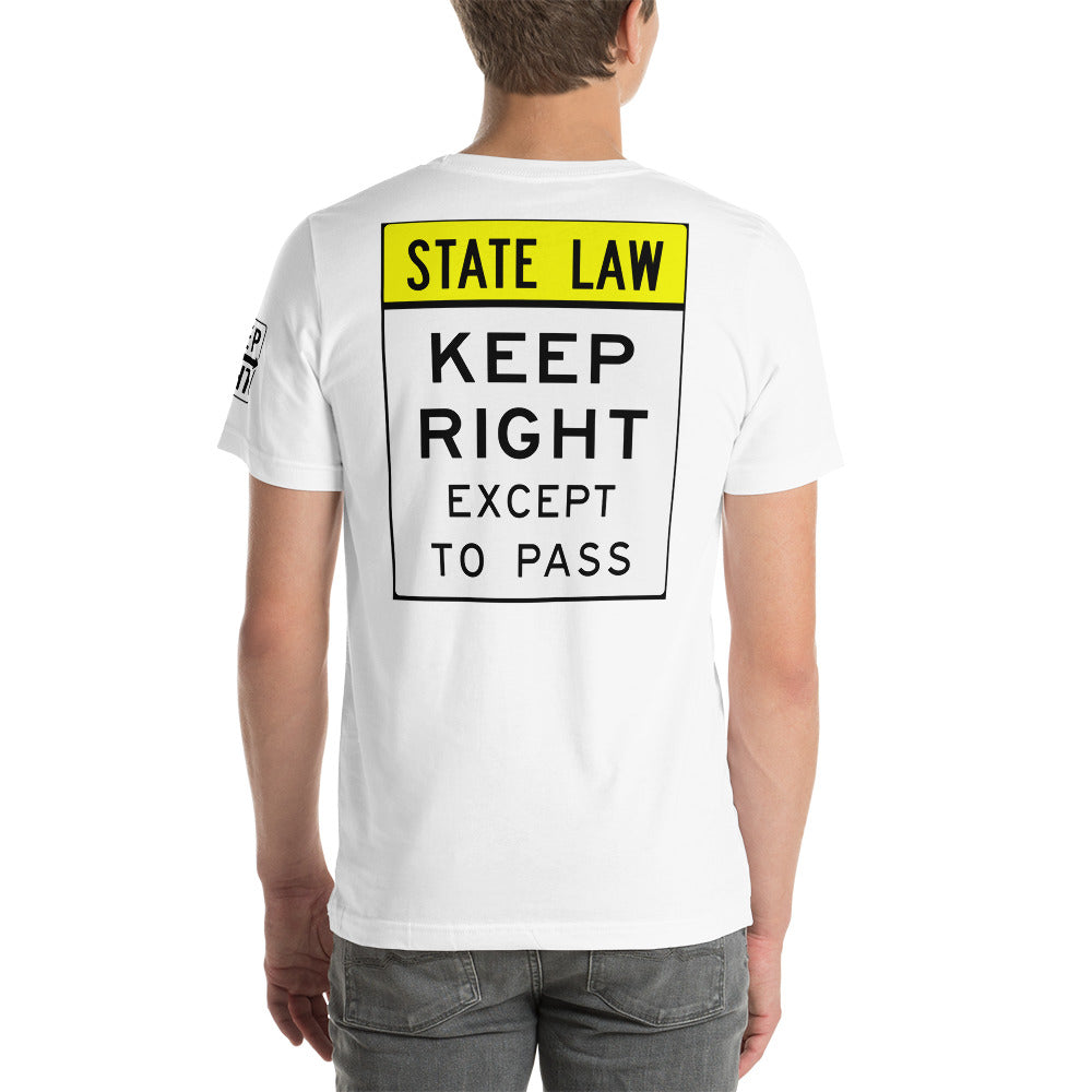 STATE LAW KEEP RIGHT EXCEPT TO PASS