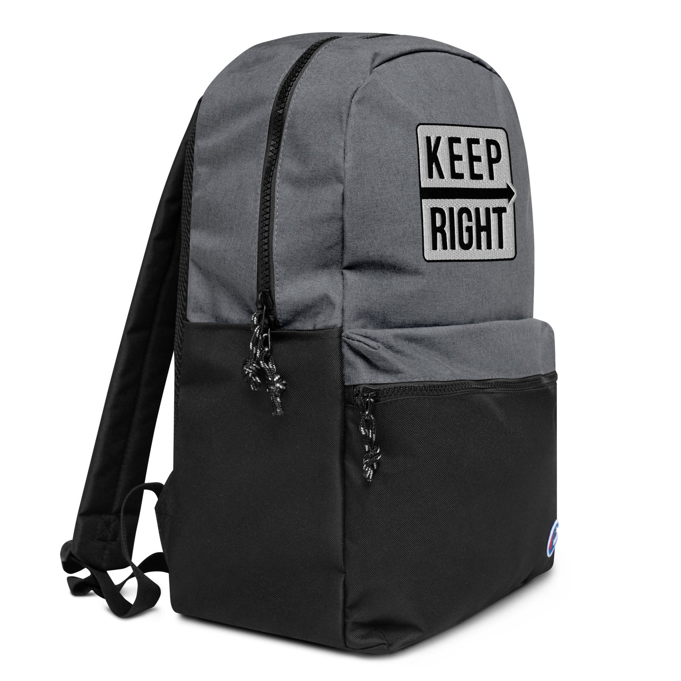 Embroidered KEEP RIGHT Champion Backpack