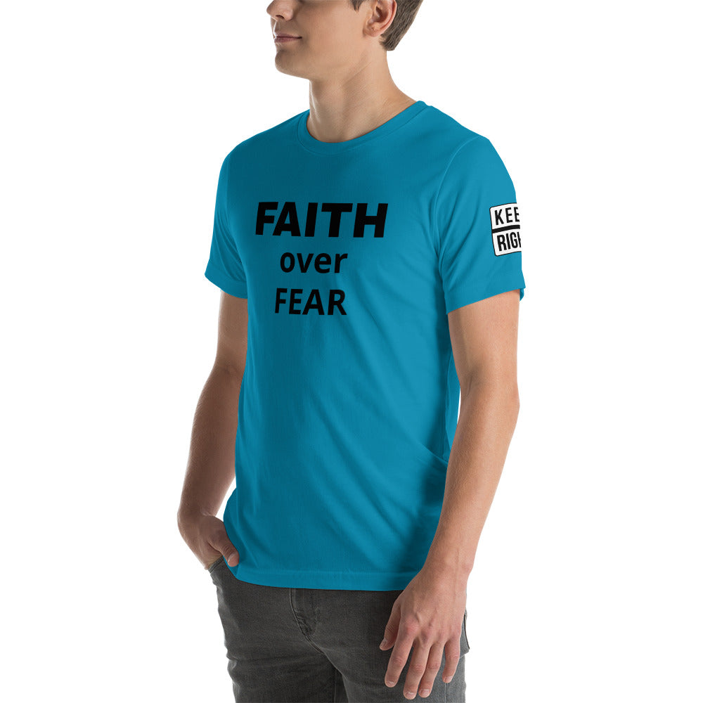 FAITH OVER FEAR Unisex t-shirt