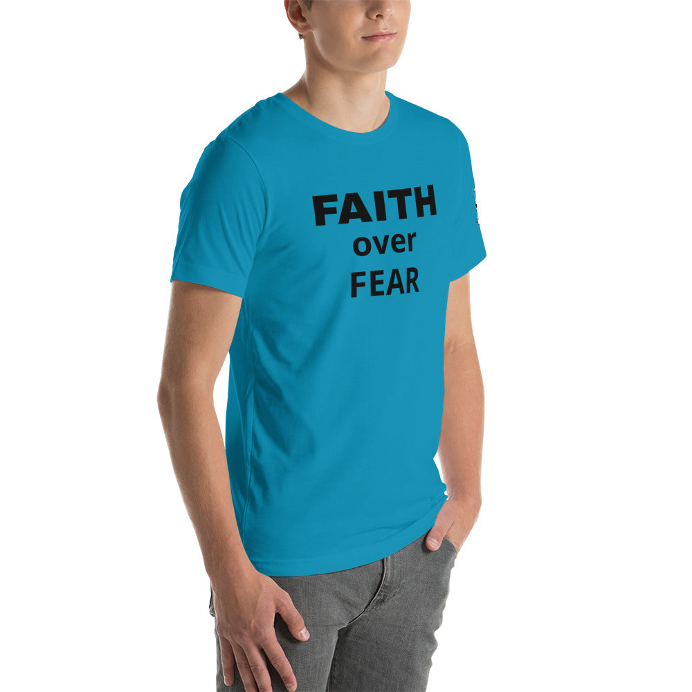 FAITH OVER FEAR Unisex t-shirt