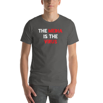 THE MEDIA IS THE VIRUS t-shirt