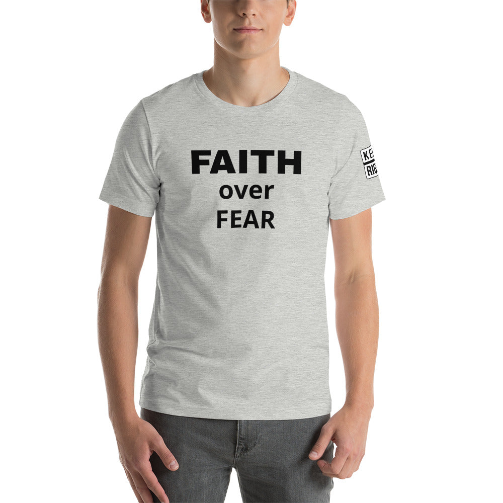 FAITH OVER FEAR Unisex t-shirt