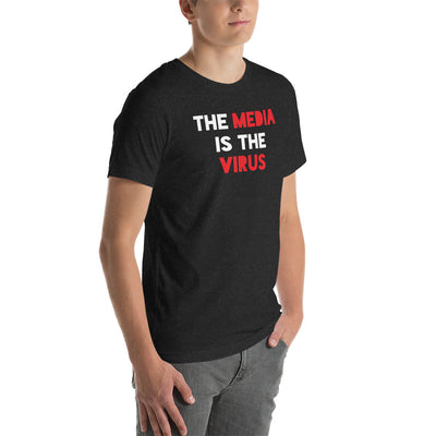 THE MEDIA IS THE VIRUS t-shirt