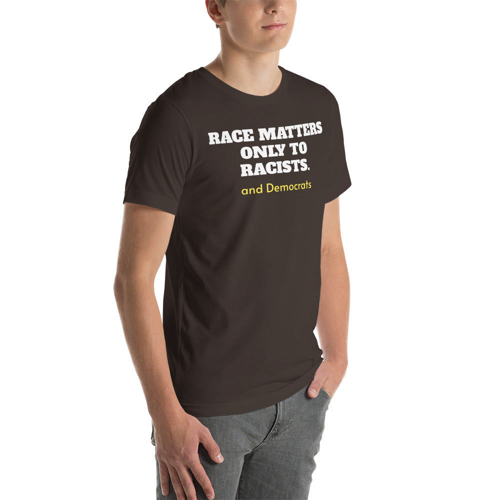 RACE ONLY MATTERS TO RACISTS