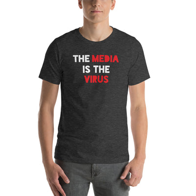 THE MEDIA IS THE VIRUS t-shirt