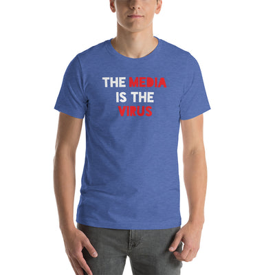 THE MEDIA IS THE VIRUS t-shirt