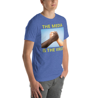 THE MEDIA IS THE VIRUS t-shirt