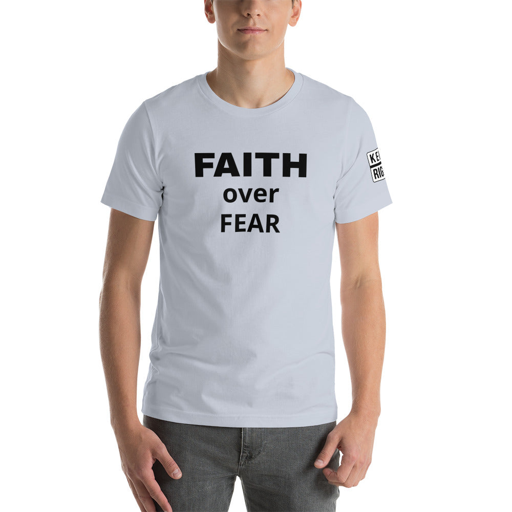 FAITH OVER FEAR Unisex t-shirt