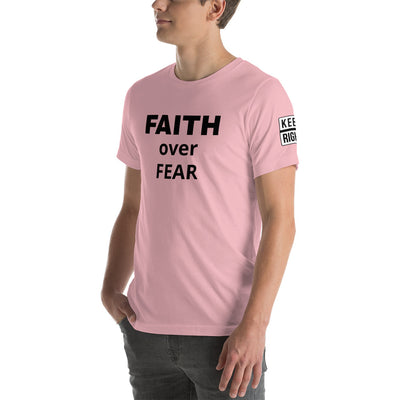 FAITH OVER FEAR Unisex t-shirt