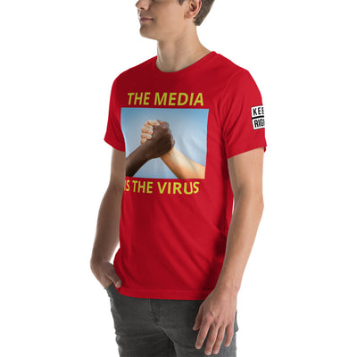 THE MEDIA IS THE VIRUS t-shirt