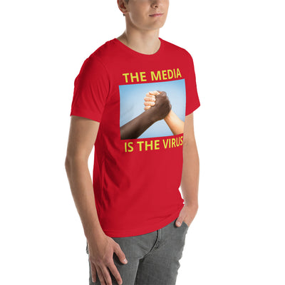 THE MEDIA IS THE VIRUS t-shirt