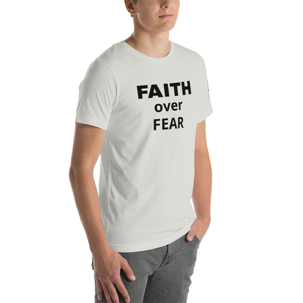 FAITH OVER FEAR Unisex t-shirt