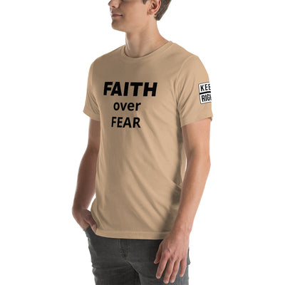 FAITH OVER FEAR Unisex t-shirt