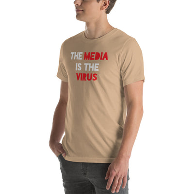 THE MEDIA IS THE VIRUS t-shirt