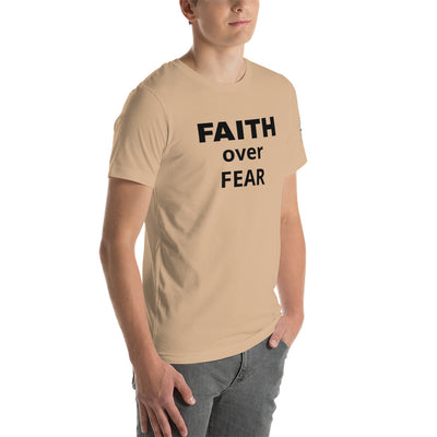 FAITH OVER FEAR Unisex t-shirt