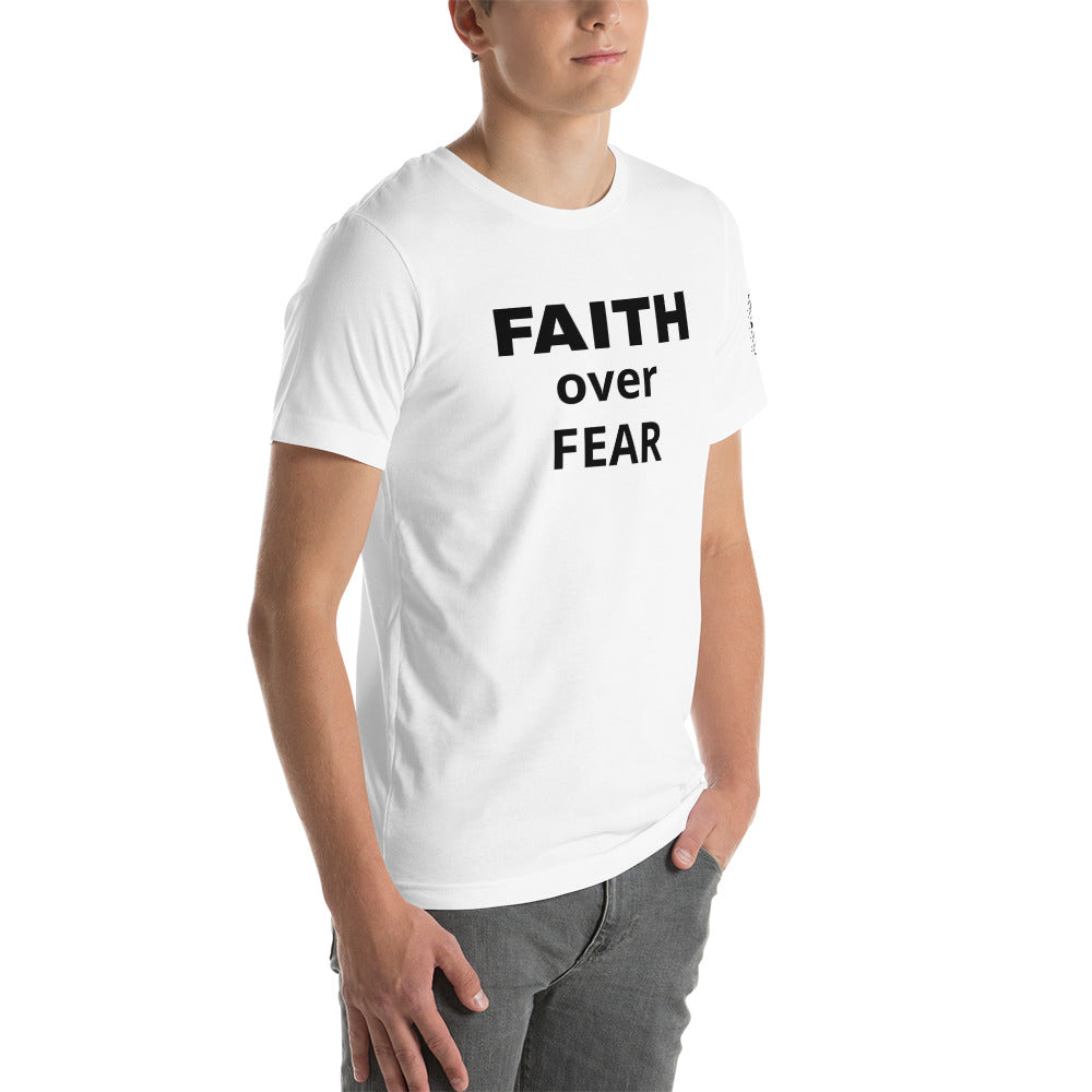 FAITH OVER FEAR Unisex t-shirt